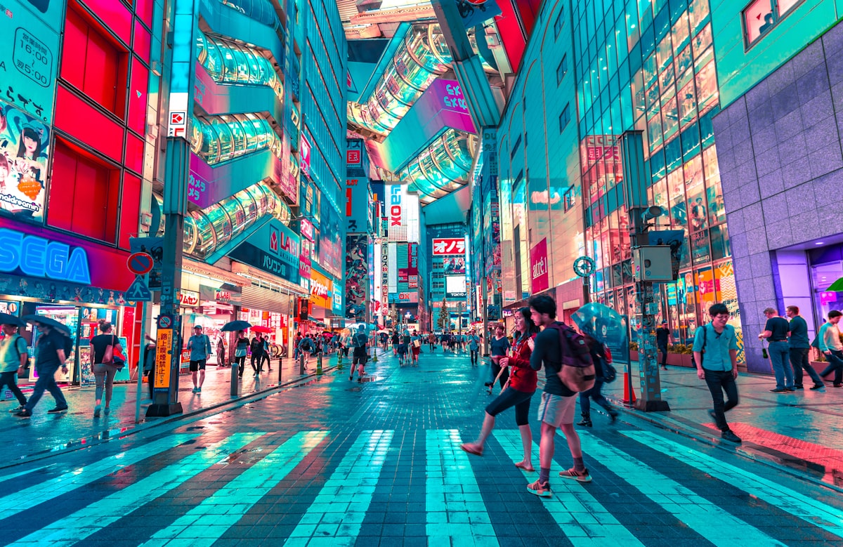 東京の街並みとドライブの景色